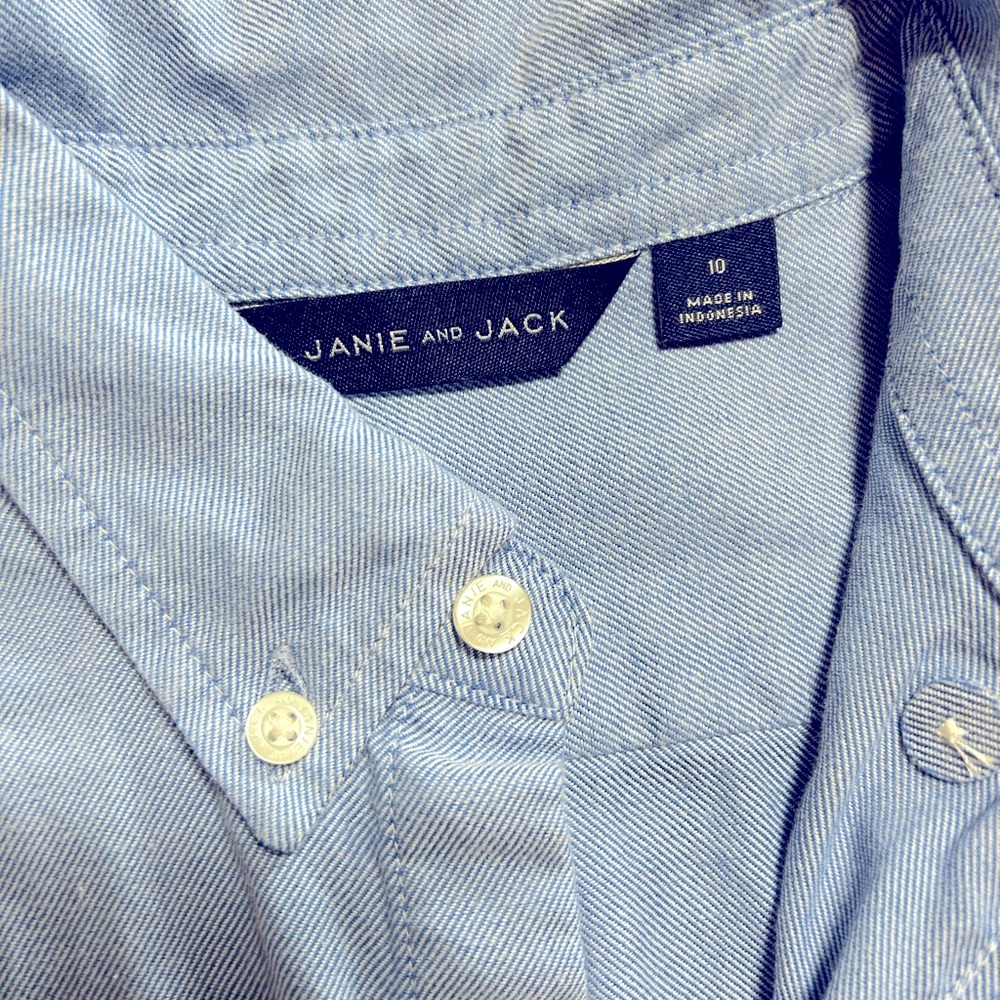 Boys button down by Janie and Jack size 10